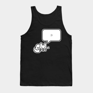 eepy kitty Tank Top